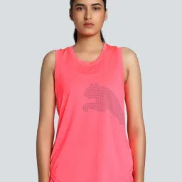 Puma Pink Printed Tank Top image 1