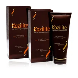 Kozilite Non Oily Skin Lightening Lotion Pack of 2 - 200 gm image 1