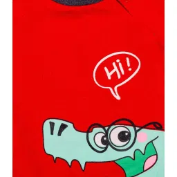 Mee Mee Kids Multicolor Cotton Printed T-Shirts - Pack of 2 image 4