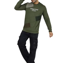 NEXGEN CLUB Men Colourblocked Sweatshirt image 4