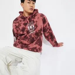 max Men Hood Neck Graphic Printed Sweatshirt image 3