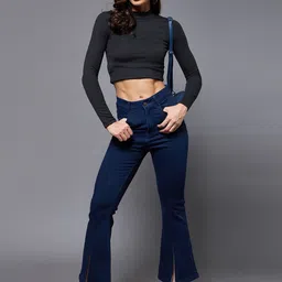 Miss Chase Women Bootcut High-Rise Stretchable Jeans image 5