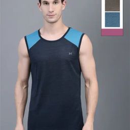 Force NXT Multicolored Regular Fit Gym Vest - Pack Of 3-picture-11