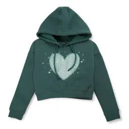 Gini & Jony Kids Green Printed Full Sleeves Sweatshirt-picture-21