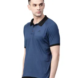 Alcis Blue Round Neck Slim Fit T-Shirt image 3