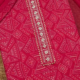 Soch Printed Unstitched Dress Material image 3