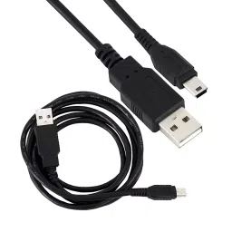 Sii USB 2.0 A to Mini USB 5 Pin B Cable (1.5 m, Black) image 2