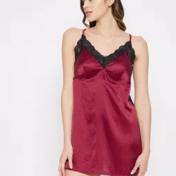 Clovia Red Babydoll image 1