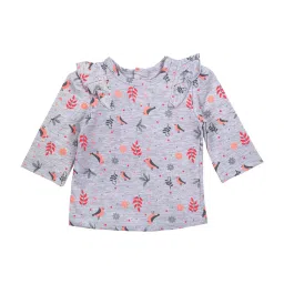 Mee Mee Kids Multicolor Cotton Printed Tops - Pack of 2 image 5