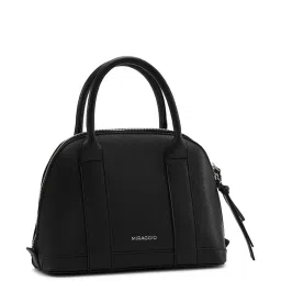 Miraggio Black Solid Medium Handbag image 5
