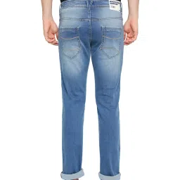 Basics Blue Skinny Fit Lightly Washed Jeans image 2