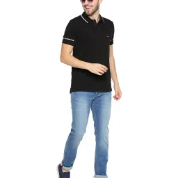 Basics Blue Skinny Fit Lightly Washed Jeans image 5