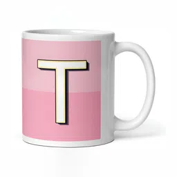 Mr UVD Pink & White Typography Printed Ceramic Mug-picture-22