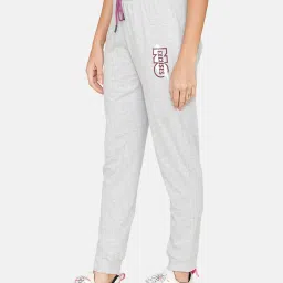 Rosaline Easy Movement Cotton Rich Joggers -¿Grey Melange image 3