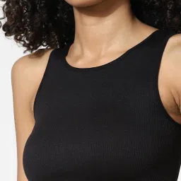 Only Black Regular Fit Crop Top image 5