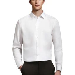Louis Philippe white Solid Shirts-picture-41