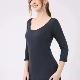 Monte Carlo Black Regular Fit Thermal Top image 3