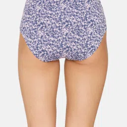 Zivame Purple Printed Hipster Panty image 2