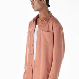 Jack & Jones Men Casual Textured Oversized Shirt image 3