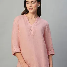 ATARAH Women Solid Daily Cotton Straight Kurta-image-91