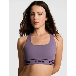 victoria's secret intimates Victoria's Secret Pink Seamless Reversible Sports Bra Purple image 1
