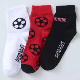 Pine Kids Ankle Length Socks withLogo Design Pack Of 3 (Colour May Vary)-picture-39