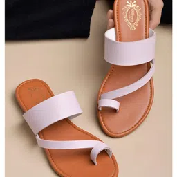 Shoetopia Colour Blocked Sandals - Mauve-picture-39