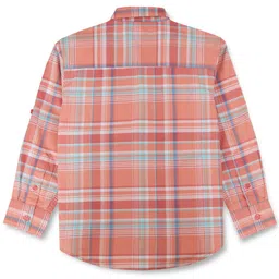 GINI & JONY Cotton Full Sleeves Checks Shirt - Pink image 2