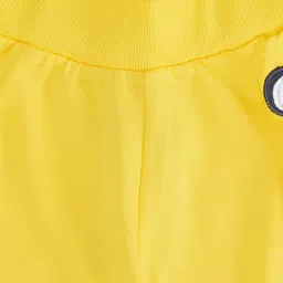 Pantaloons Baby Animal Patch Shorts - Yellow image 3