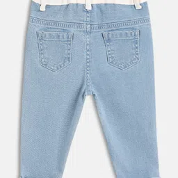 MINI KLUB Cotton Denim Woven Solid Jeans - Blue image 3