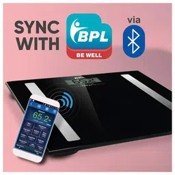 BPL Medical Technologies PWS-01 BT Bluetooth Enabled Weighing Machine (Black) image 4
