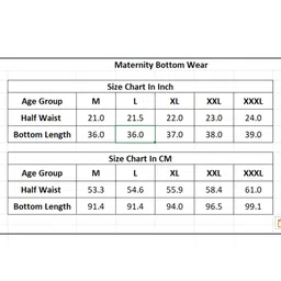 Mine4Nine Rayon Woven Striped & Abstract Printed Maternity Trousers - Red image 2