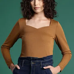 DressBerry Sweetheart Neck Top-image-54