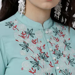 Vishudh Women Yoke Design Anarkali Kurta image 5