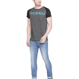 Basics Blue Skinny Fit Lightly Washed Jeans image 5