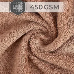 Layers Home Easy Brown Cotton Bath Towel image 5