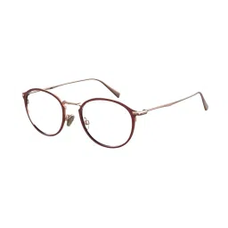 Levi's Maroon Oval Eye Frames for Men image 1