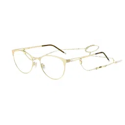 Hugo Boss Gold Oval Eye Frames for Women image 1
