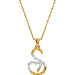 Kisna Diamond & Gold Jewellery 18k Kiera Diamond Pendant-picture-34