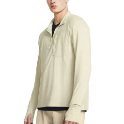 Under Armour Cream Slim Fit Printed T-Shirt image 1