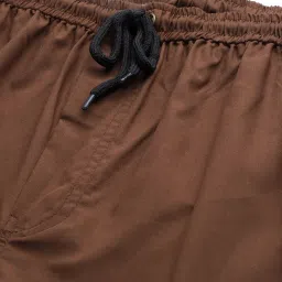 Sojanya Brown Cotton Regular Slim Fit Trackpants image 4