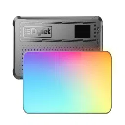 Digitek (LED-D130 RGB) 12W Portable Video LED Light, 130pcs LED with 2500K¿9900K, Built-in 4000mAh Battery, 21 FX Modes, HSI 360¿, 0-100% Brightness Control, 1/4" Screw Mount, for Photo & Videography image 1