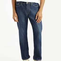 Levi's 541 Blue Cotton Tapered Fit Jeans image 1
