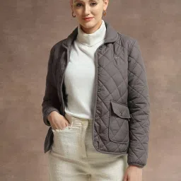 U.S. Polo Assn. Grey Regular Fit Puffer Jacket image 1