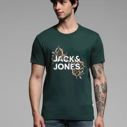 Jack & Jones Ponderosa Pine Cotton Regular Graphic T-Shirt image 1