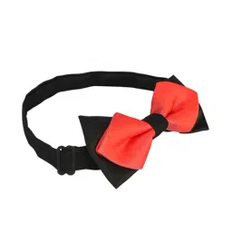 Peter England Red & Black Bow Tie image 3