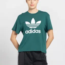 Adidas Originals Green Printed Sports T-Shirt-image-30