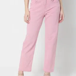 Vero Moda Pink Regular Fit Jeans-picture-39