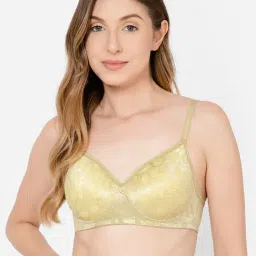 Clovia Olive Printed Full Coverage T-Shirt Bra-picture-13