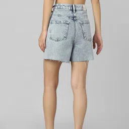 Only Blue Cotton Denim Skirt image 2